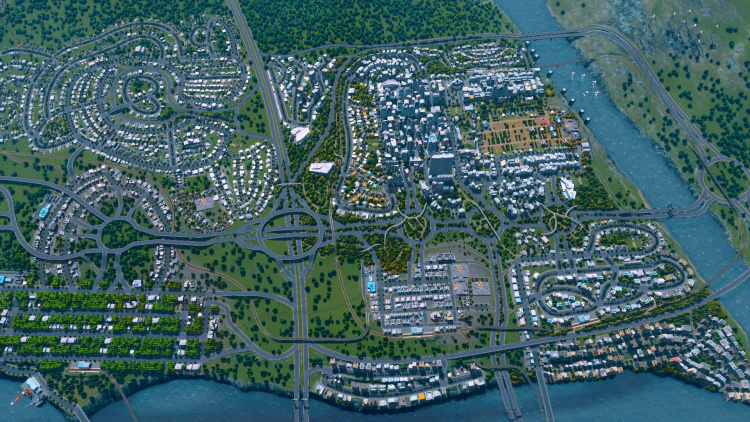 cities skylines cannmont most efficient road layout